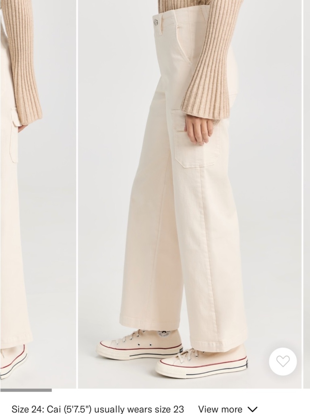 Paige Carly cargo pants sz 29 - Picture 4 of 10